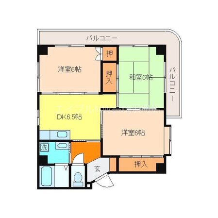 ハーモニーSの物件間取画像